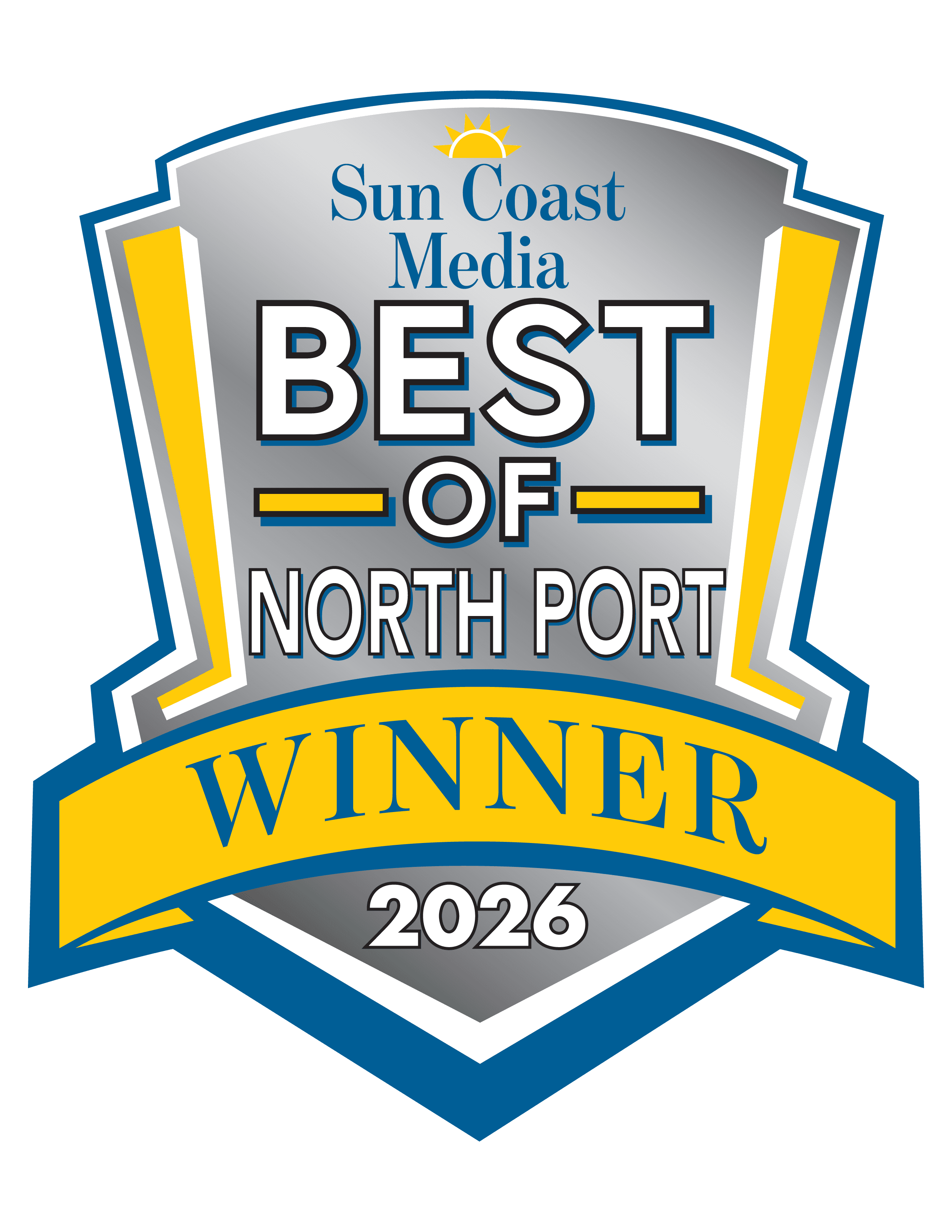 Best of North Port 2026 Fencing winner badge for True Fence Florida