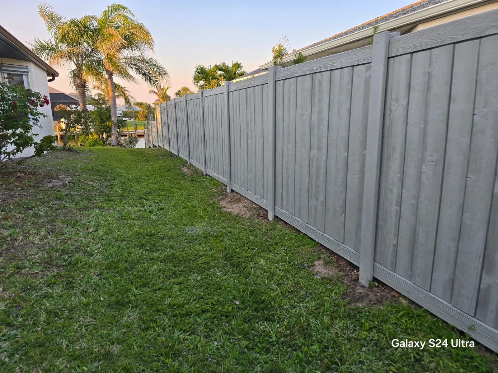 Composite fence installed by True Fence Florida